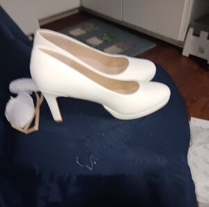 Elegant White Women's Heels